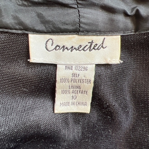 Vtg Connected Crushed Textured Velvet Formal Occasion Evening Jacket Blazer - Picture 7 of 7